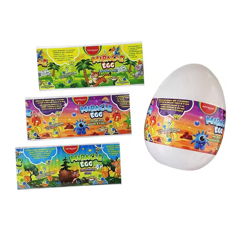 Label Pengecutan Haba PVC untuk Telur Mainan