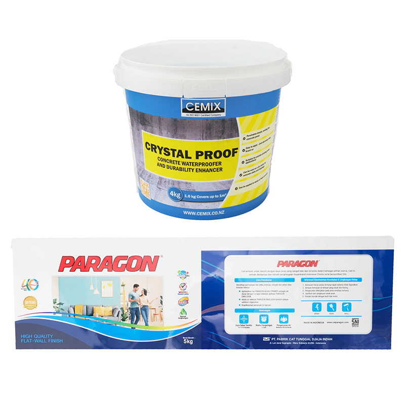 Pengacuan Suntikan Baldi Cat Tahan Karat Dalam Label Acuan